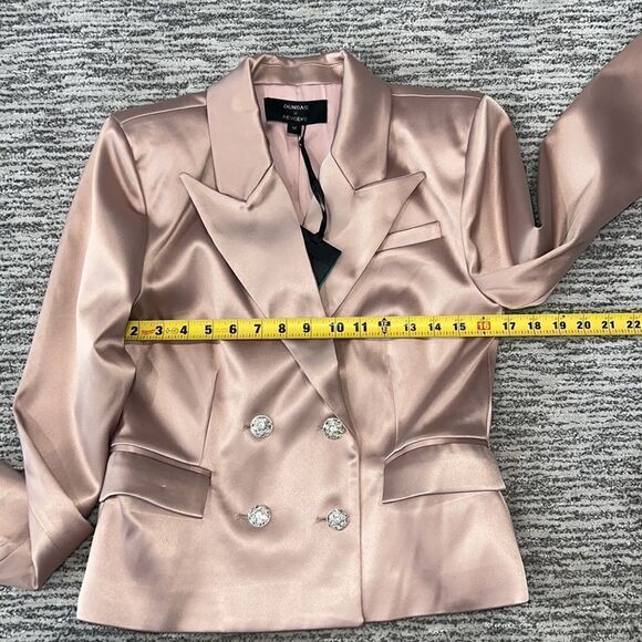 NWT Dundas X Revolve Marion Blazer in Blush Medium - Picture 11 of 16